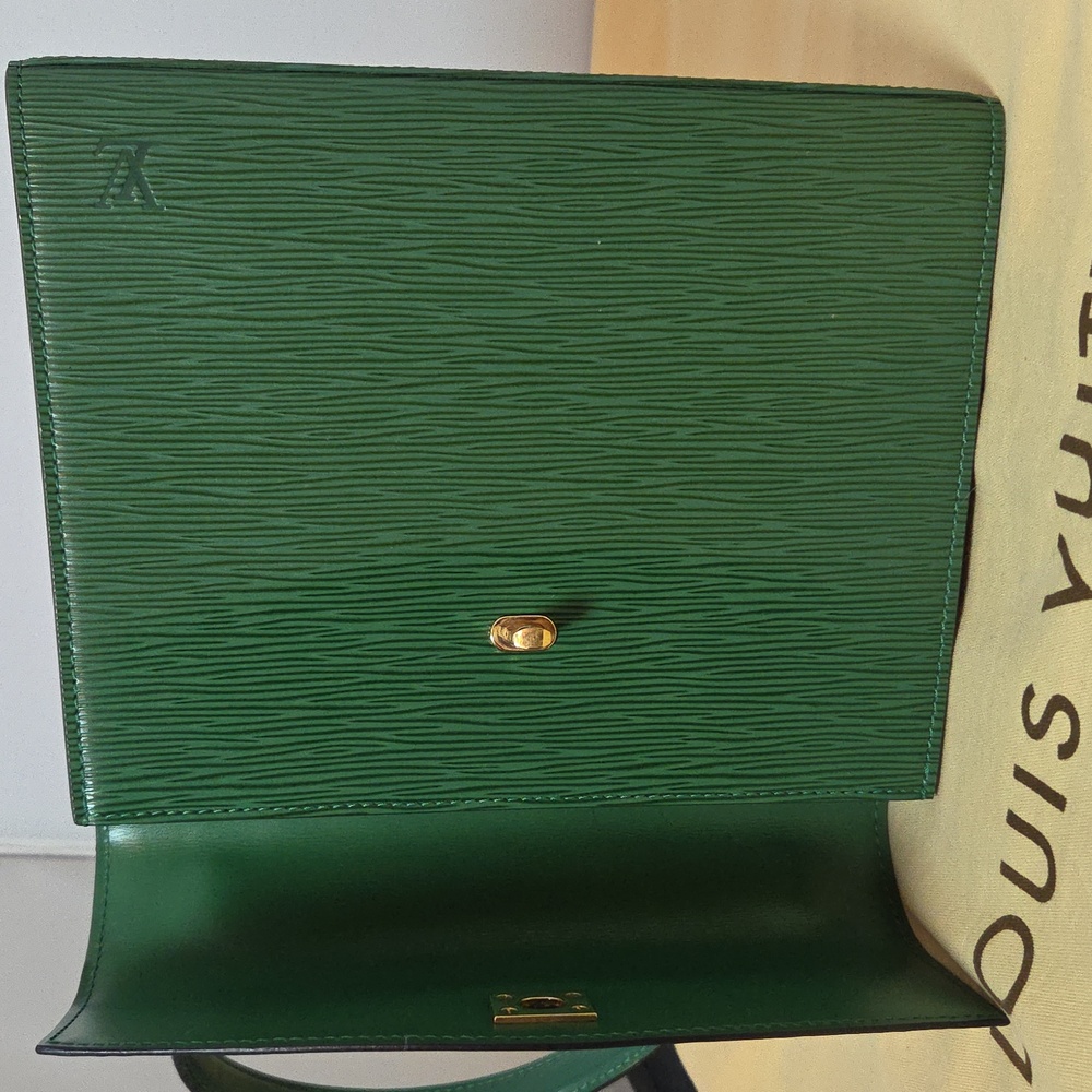 LOUIS VUITTON ULTRA RARE VINTAGE 1994 EPI LEATHER MALESHERBES BAG EXCELLENT COND - Picture 15 of 17
